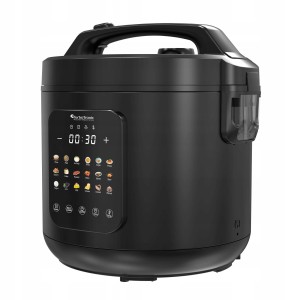 Multicooker parowar szybkowar TurboTronic kombiwar garnek elektryczny frytownica 5L 860W Czarny