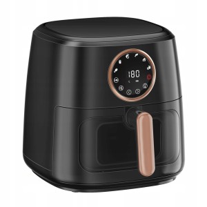 Frytkownica beztłuszczowa TurboTronic Air Fryer frytownica 7,6 L 1750W cyfrowa Czarna