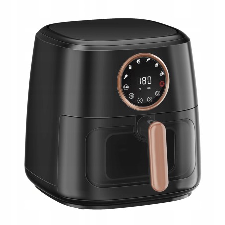 Frytkownica beztłuszczowa TurboTronic Air Fryer frytownica 7,6 L 1750W cyfrowa Czarna