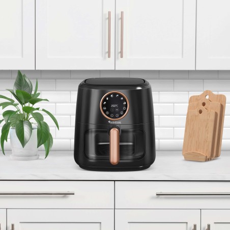 Frytkownica beztłuszczowa TurboTronic Air Fryer frytownica 7,6 L 1750W cyfrowa Czarna