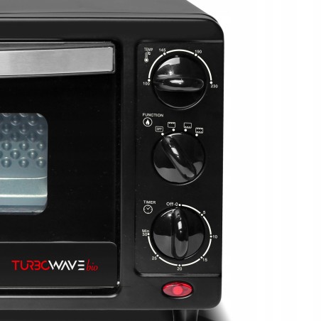 Piekarnik elektryczny TurboTronic 14L 1200W podwójny grill Czarny