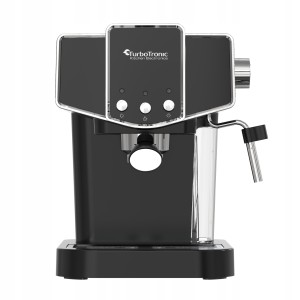 Ekspres ciśnieniowy TurboTronic 19 bar 1050W 1.2L kawa latte Czarny