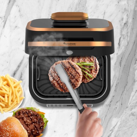 Grill elektryczny TurboTronic frytownica air fryer 1800w 5,5L Złoty