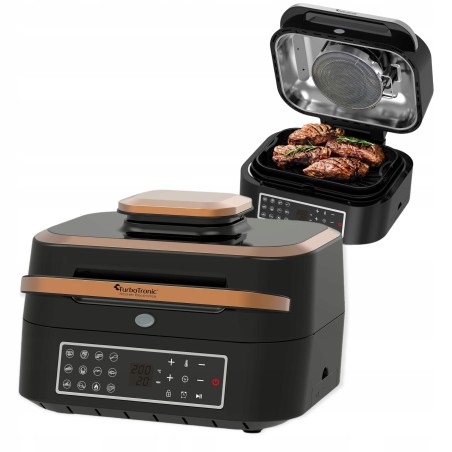 Grill elektryczny TurboTronic frytownica air fryer 1800w 5,5L Złoty